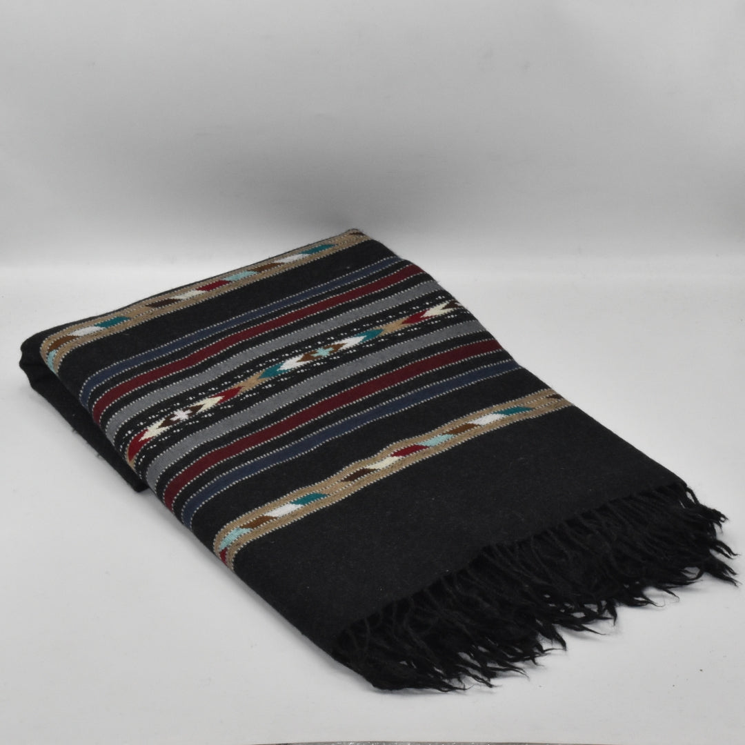 Angoora Wool Multi Flower Border Handwork